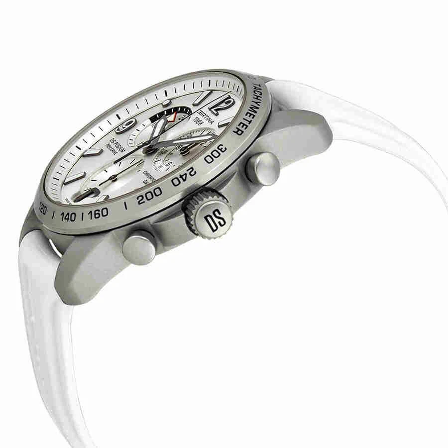 Certina DS Podium Aluminum White Rubber Men s Watch C0016399703700