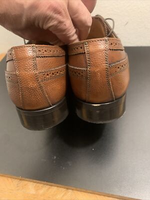Peter Millar Collection Derby Brogue Brown Shoes Mens 10  display picture 1