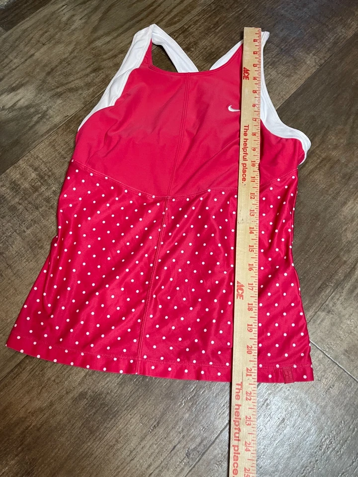 Camiseta sin mangas Nike para mujer pequeña S rosa camisa atlética correr entrenamiento Foto 2 de 4