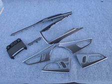 DOOR PANEL/CONSOLE/DASH CARBON FIBER INTERIOR TRIM SET OEM 124K 12-15 AUDI A7 S7