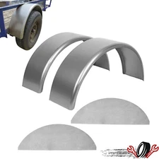2X Cold Rolled Steel Trailer Fender Single Axle 9" x 32" x 15" For Single Axle