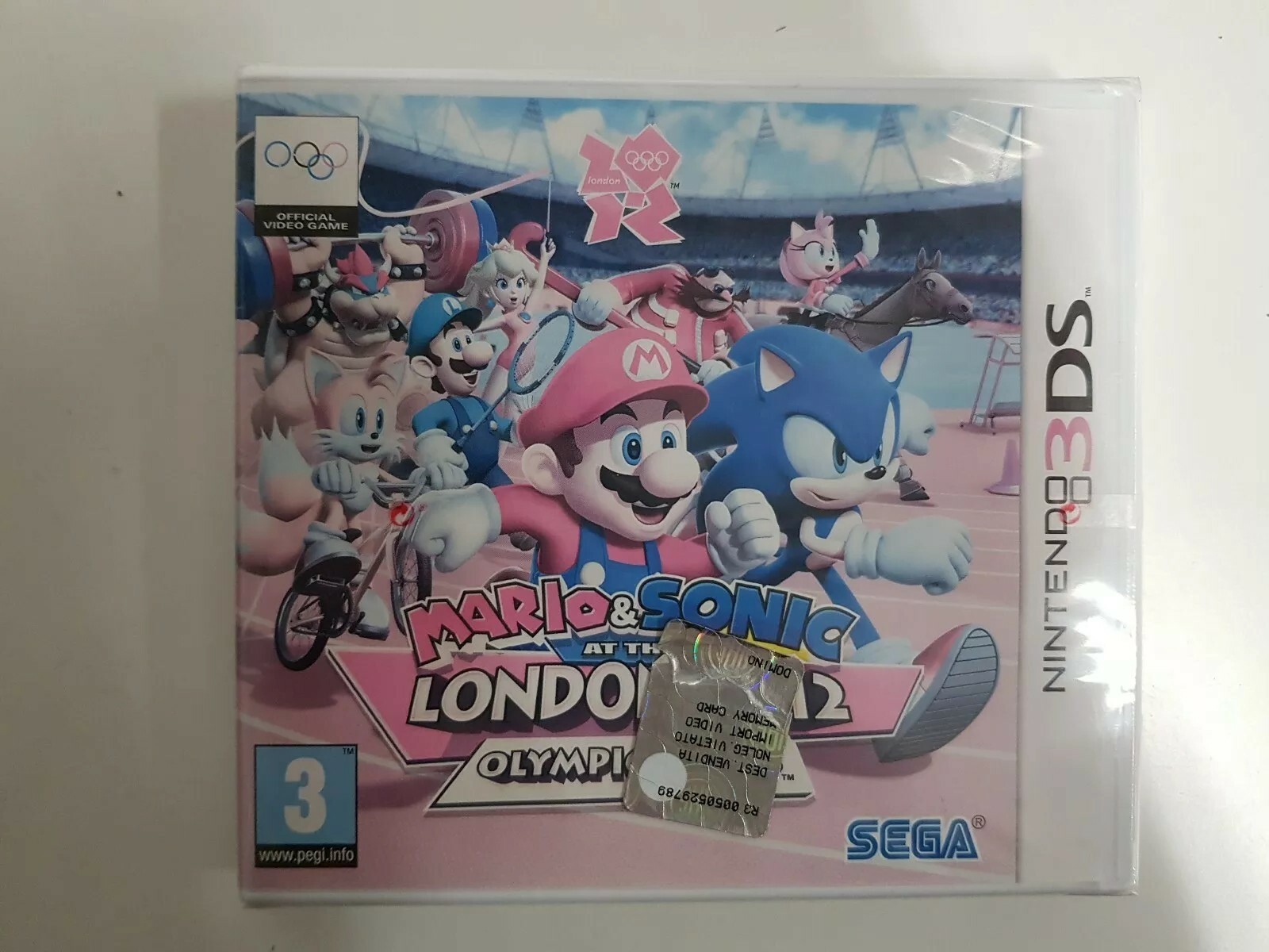 MARIO & SONIC AT THE LONDON 2012   OLYMPIC GAMES - NINTENDO 3DS - NUOVO