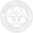 Zombie Outbreak Response Team 12 英寸乙烯基贴花贴纸行尸走肉启示录