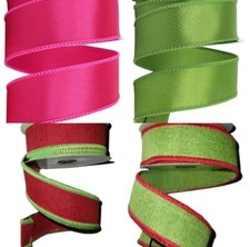 1.5 inch x 10 yards, Satin Wired Ribbon