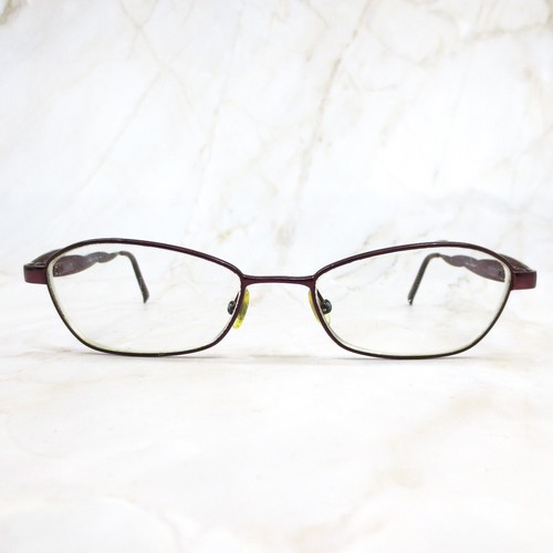 Cole Haan Eyeglasses Frame CH 913 Women's Wine Metal Full Rim Cat Eye 51-17-135