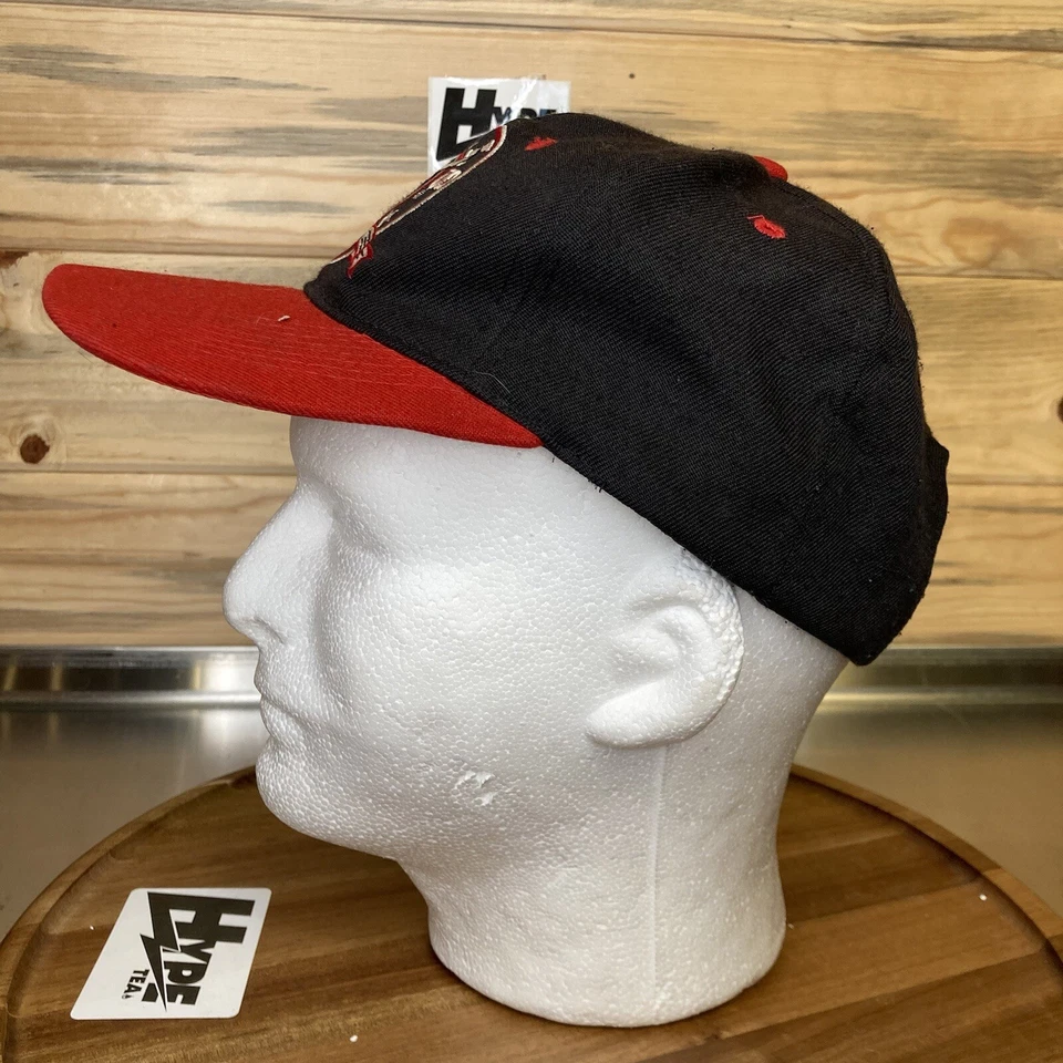 Boné Bulls ajustável vintage anos 80 anos 90 NBA basquete Drew Pearson Chicago - Imagem 4 de 4