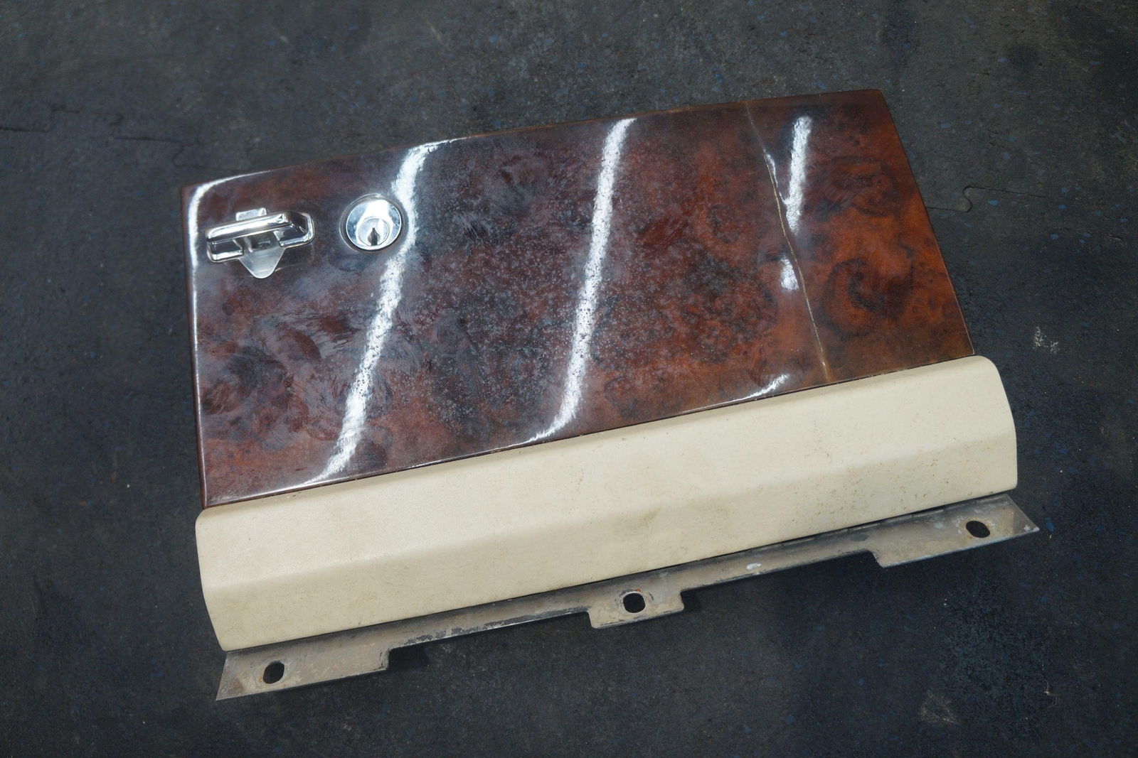Glove Box Dash Compartment Lid Door Wood Trim OEM Bentley Turbo R 1991 *Note*
