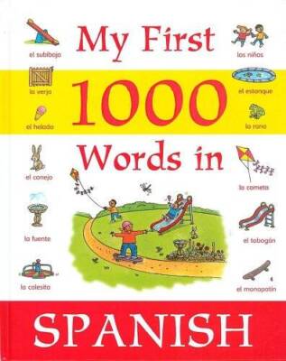 My First 1000 Words in Spanish - Turtleback By Jan Lewis - GOOD
