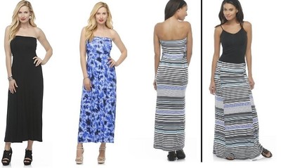 black maxi beach dress