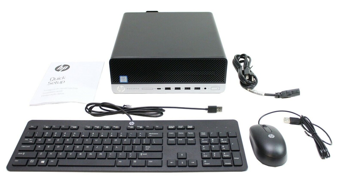 HP ProDesk 600 G4 SFF I5-8500 16GB 256GB M.2 SSD 1TB HD Win