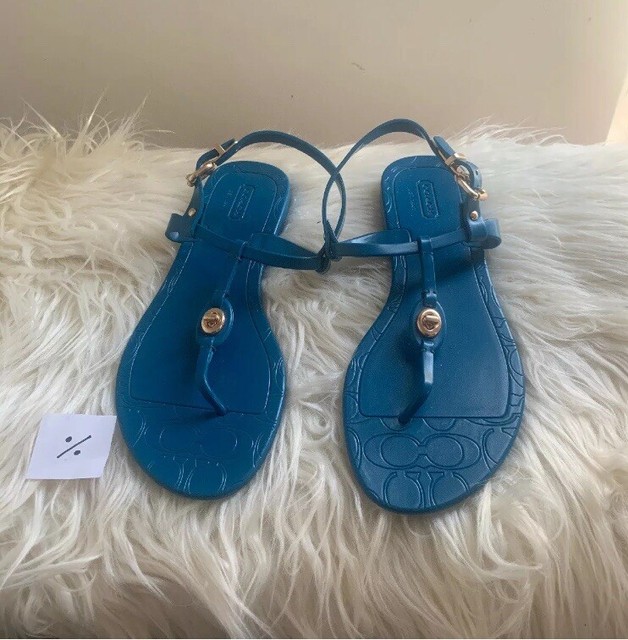 coach jelly sandals