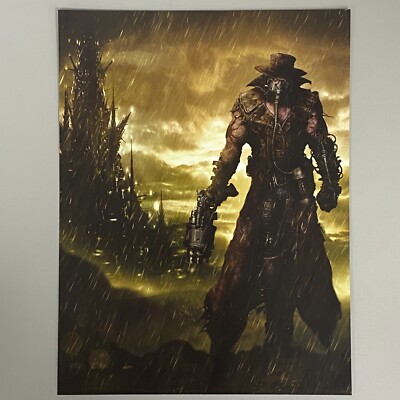 OUTLANDER WASTELAND WANDERER NECROMUNDA KUNST BILD POSTER WARHAMMER 40.000