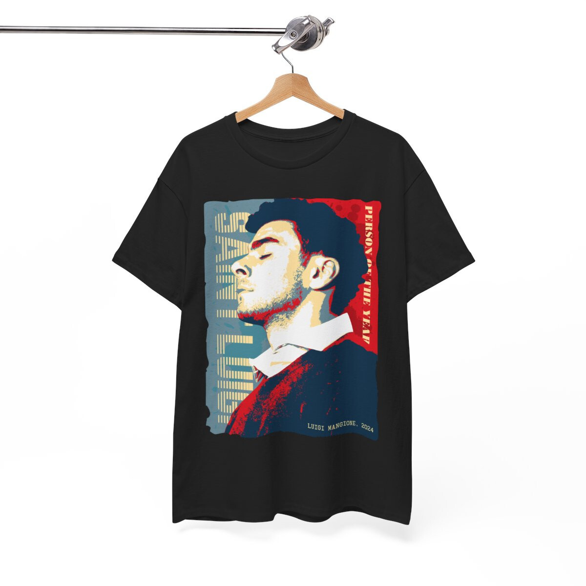 Saint Luigi Mangione Person of The Year 2024 Satire Sarcasm Gift Unisex  T-Shirt | eBay