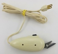 Vintage Sears Electric Scissors White Stainless Blades Model 2174 Tested 