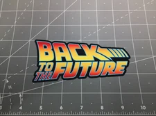 Back to the Future movie logo style decal / sticker bttf Marty Mcfly Delorean