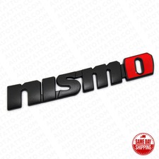 Nismo Racing Sport Black Trunk Lid Rear Emblem Logo 3d Badge Decorate Black Red Nismo Racing Sport Black Trunk Lid Rear Emblem Logo 3d Badge Decorate Black Red