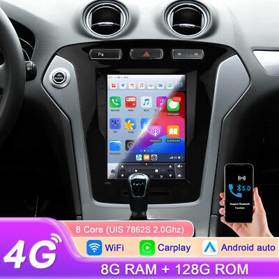 9.7 Für Ford Mondeo MK4 2011-2013 Android Autoradio Carplay DSP Navi 8+128GB GPS