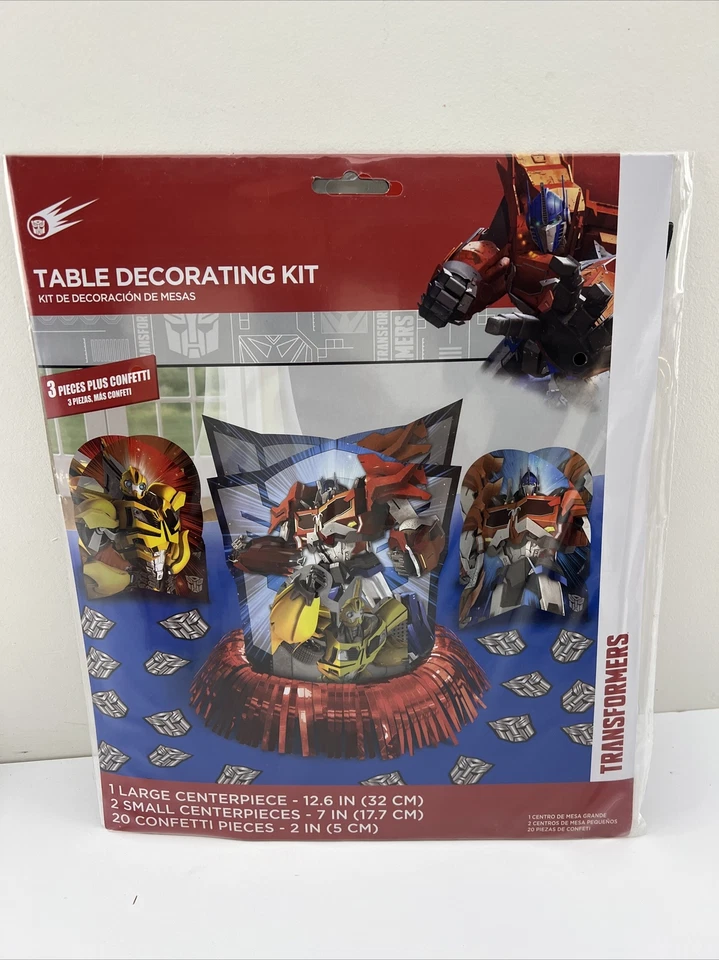 Hasbro Transformers Birthda￼y Party Table& Wall Decorating Kits - Image 4 of 4