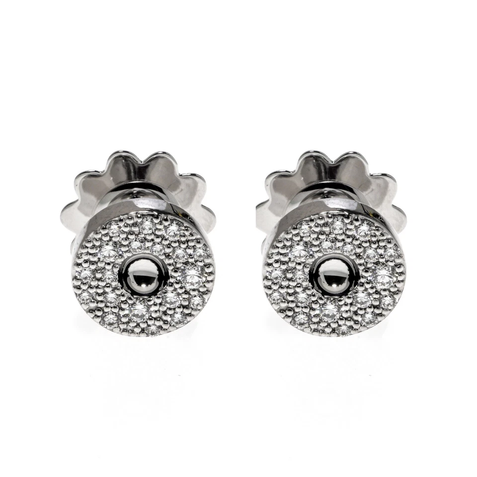 ¡Nuevo! Pendientes Roberto Coin Pois Moi Oro Blanco 18K Diamantes 0.34ct Foto 2 de 4
