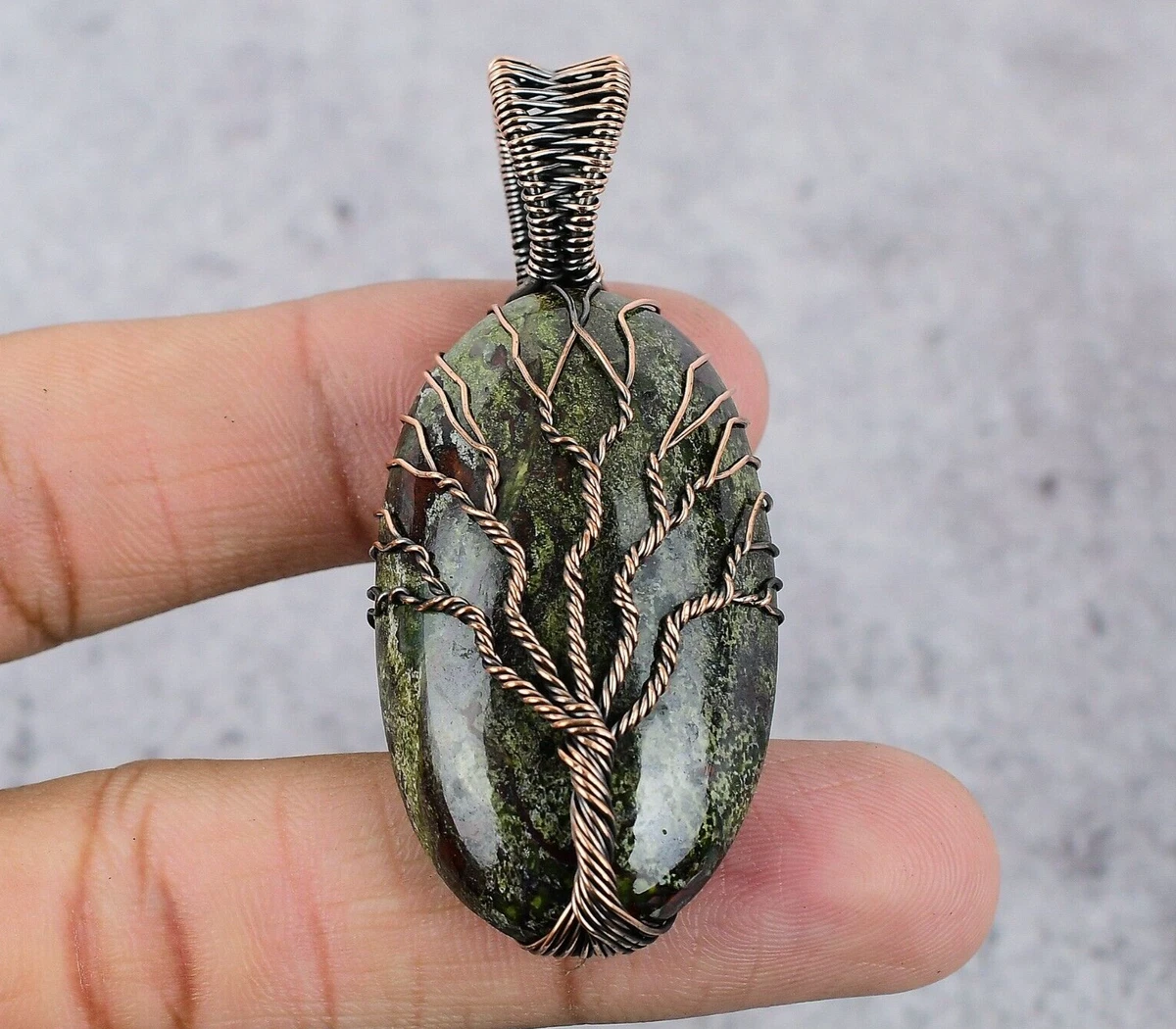 Dragon blood jasper pendant deals