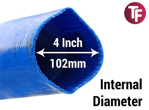Tubo piatto PVC blu consegna scarico acqua irrigazione tubo lay piatto - Foto 18 di 18