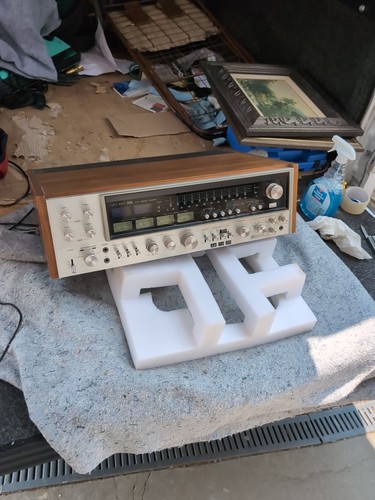 sansui qrx 9001 receiver Vintage Audio Receiver  For Parts Or Repair Please Read