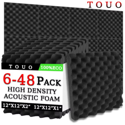 12/14 Stck. Schallschutz Schaumstoff Pads Akustik Wandpaneele/Ecke Studio Behandlung UK