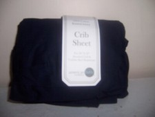 American baby company crib toddler fitted sheet new Navy blue