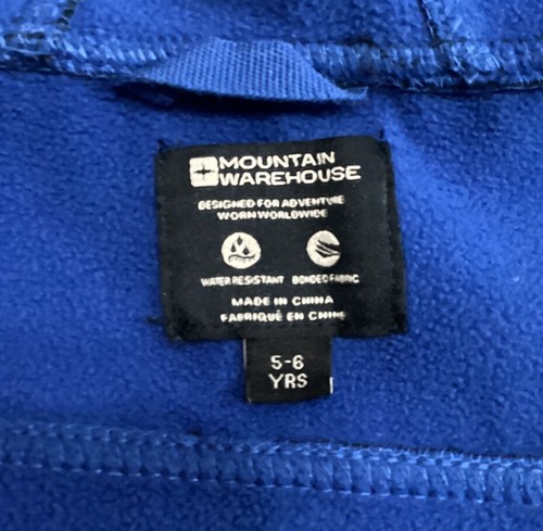 mountain warehouse Boys Blue Ski Jacket Sz 5/6 - Picture 7 of 9