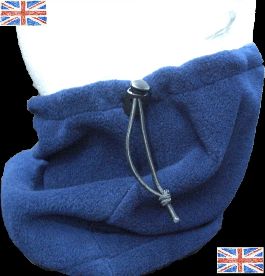 Máscara facial Snood calentador de cuello polar ajustable caminar ciclismo montar  Foto 2 de 4
