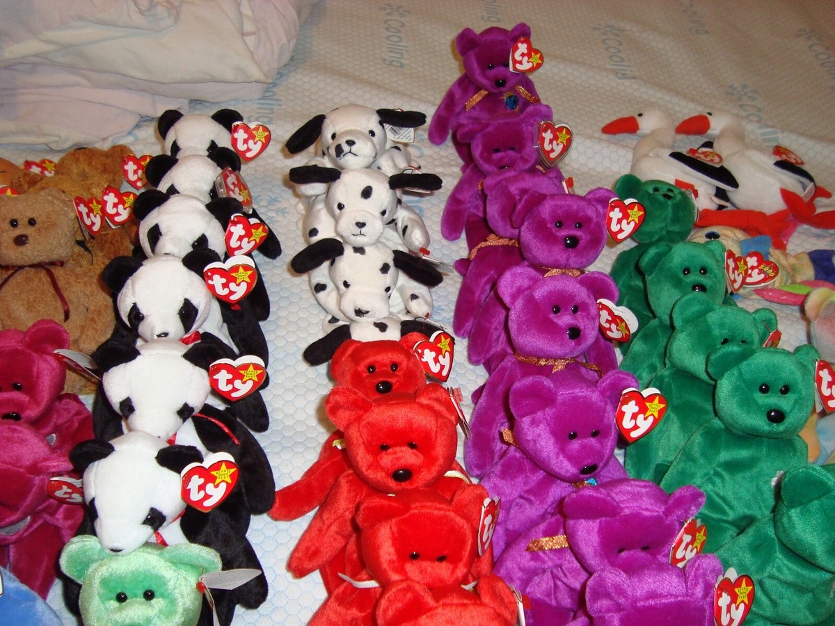 まとめ売りTy BEANIE BABY レア アメリカにて購入 ぬいぐるみセット Ty Beanie Babies Collection Lot of 100 RARE hard to find
