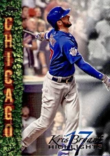 2018 Topps Kris Bryant Highlights Black #KB6 Chicago Cubs