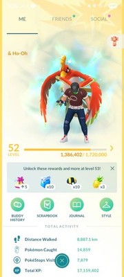Pokemon ACC GO Level 52 Tradable Apex Ho-Oh & Apex Lugia in Forschung