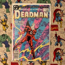 DEADMAN #1 1985 Newsstand Variant DC Comics Andrew Helfer Jose Luis Garcia-Lopez
