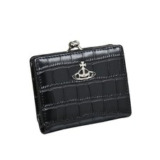 Vivienne Westwood Gamaguchi Bifold wallet Black 11cm 9cm 3.5cm