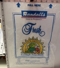 VTG  90s Randalls Grocery Bag Food & Pharmacy...