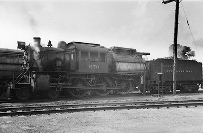 Reading Company Camelback 676 4-6-0 8 x 10 Foto