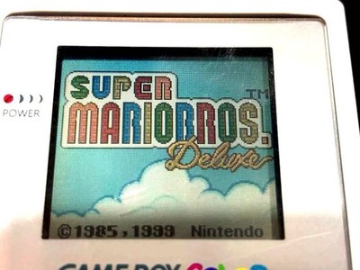 Rare SUPER MARIO BROS. Deluxe Game Boy GB Memory
