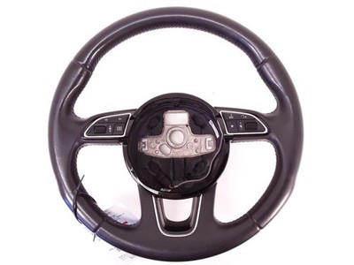 15-18 Audi Q3 Steering Wheel Black Leather Multifunction OEM 8U0419091AB