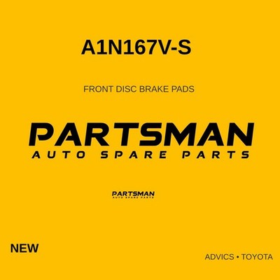 ADVICS Toyota Front Disc Brake Pads A1N167V-S