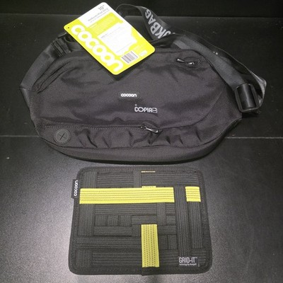 Cocoon Copia 10 Netbook iPad Sling Bag Black GRID-IT Organizer New Tag