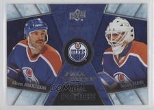 2015-16 Upper Deck Full Force Dual /649 Glenn Anderson Grant Fuhr #DF-11 HOF u6m