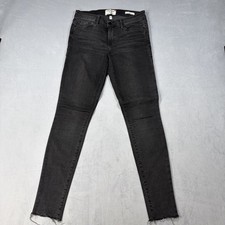 FRAME Le Skinny de Jeanne Jeans Women’s 28 Stretch Fray Hem Distress USA Made