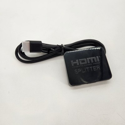 PHILCO FWV2001 HDMI Splitter 1 in 2 out 4k Dual Monitor 1080p 3D 4ft