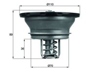 NEU - Mahle THD376 Thermostat, KüHlmittel