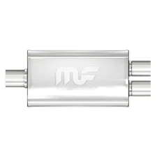 MagnaFlow 11148 Muffler 2.25" Inlet/Dual 2" Outlet Stainless Steel Natural Each