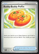 Pokemon Buddy-Buddy Poffin Common 184/217 ME: Ascended Heroes NM