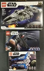Lot Of 3 Retired LEGO Star Wars Sets (75315, 75316, & 75336)
