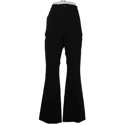 Vanilia, Hose, Größe: 44, Broek Flaired, Schwarz, Baumwolle/Elasthan #FqC