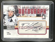 2009-10 In The Game Heroes and Prospects Karl Alzner Auto